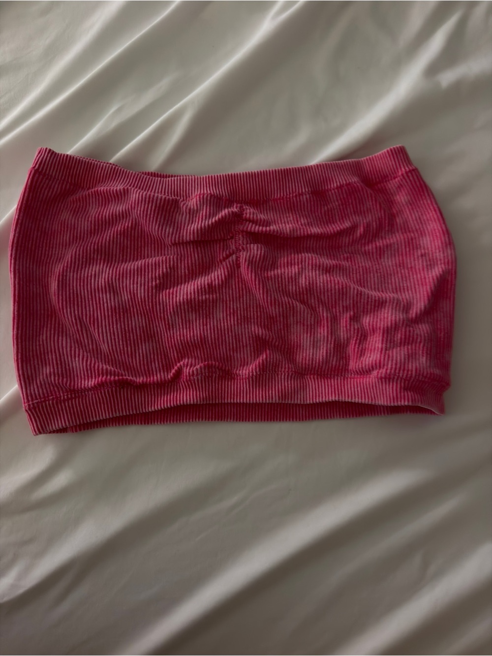 American Eagle Outfitters Hot Pink Ribbed Tube Top